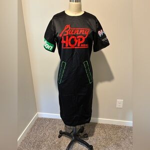 Marc by Marc Jacobs satin dress with graphic.